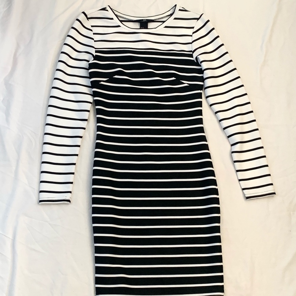 Black and white dress